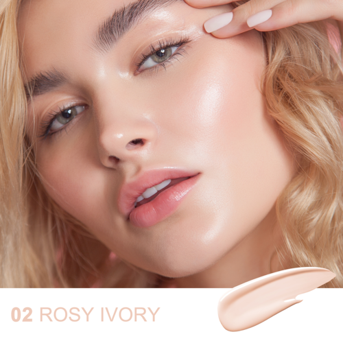 Oulac Cosmetics - Skin to Skin Meikkivoide - ROSY IVORY 02