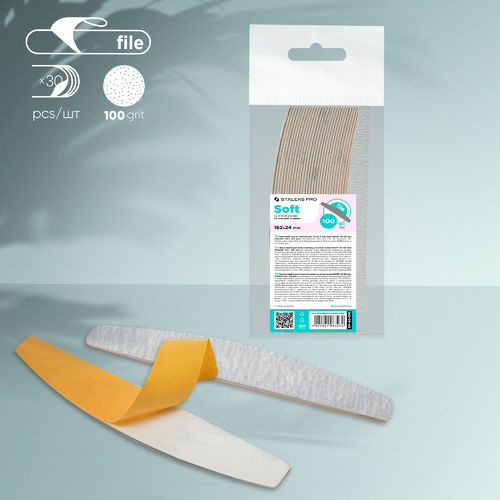 Staleks Pro Abrasive Tape with Adhesive & Soft Foam Layer SMART 40 100 grit (30psc)
