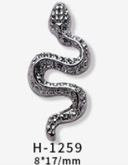 3D Kynsikoriste - Käärme HOPEA 3kpl