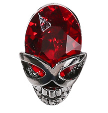 3D Nail Charm - Alien with Red Crystal